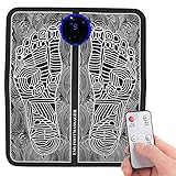 EMS Fußmassagegerät, Shaping Leg Cushion Beauty Elektrisches Fußmassagegerät, Fernbedienung für Männer Frauen,Elektrisches Fußmassagegerät , 6 Modi, 9 Intensitätsstufen
