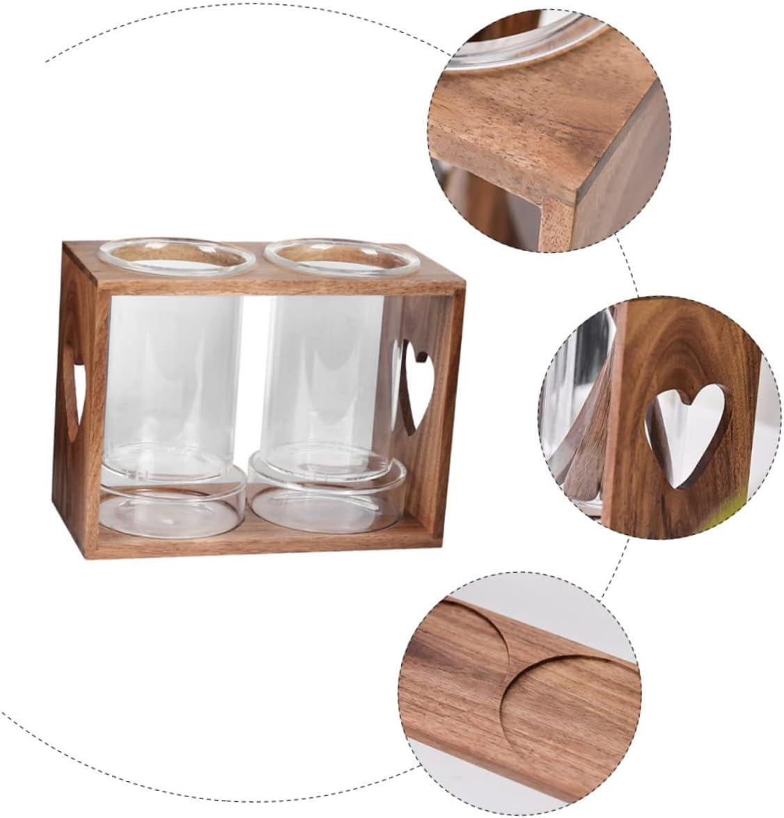 1Set Glass Drain Chopstick Holder with Rack Home Storage Rack for Cutlery Organization Includes Glass Containers Water Collecting Dishes Decorative