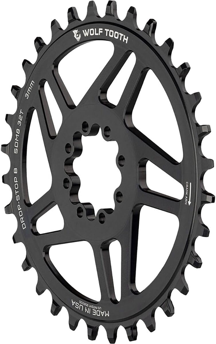 Plato Wolf Tooth de montaje directo para SRAM de 8 pernos