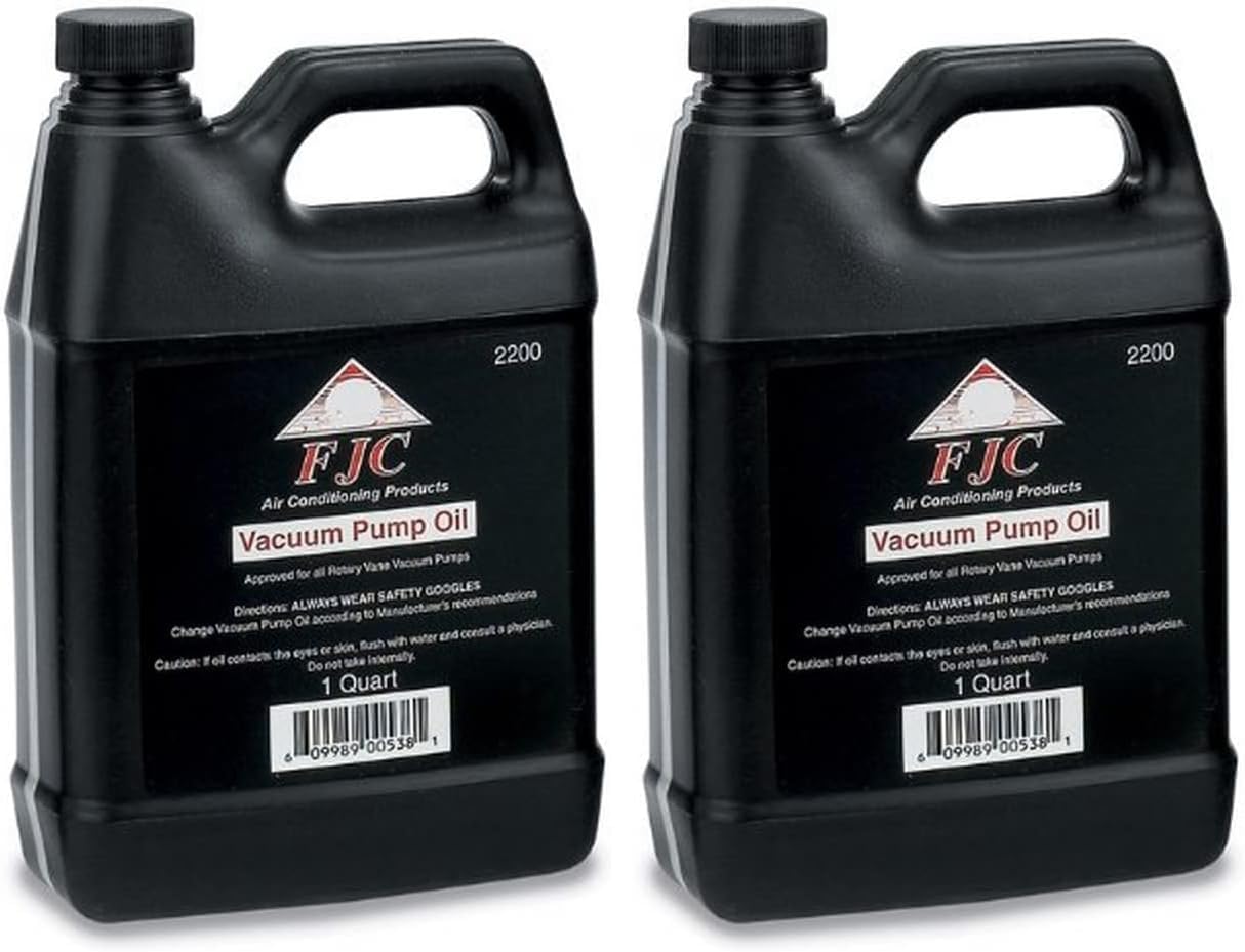 FJC 2200 Vacuum Pump Oil - 1 Quart (Pack of 2)