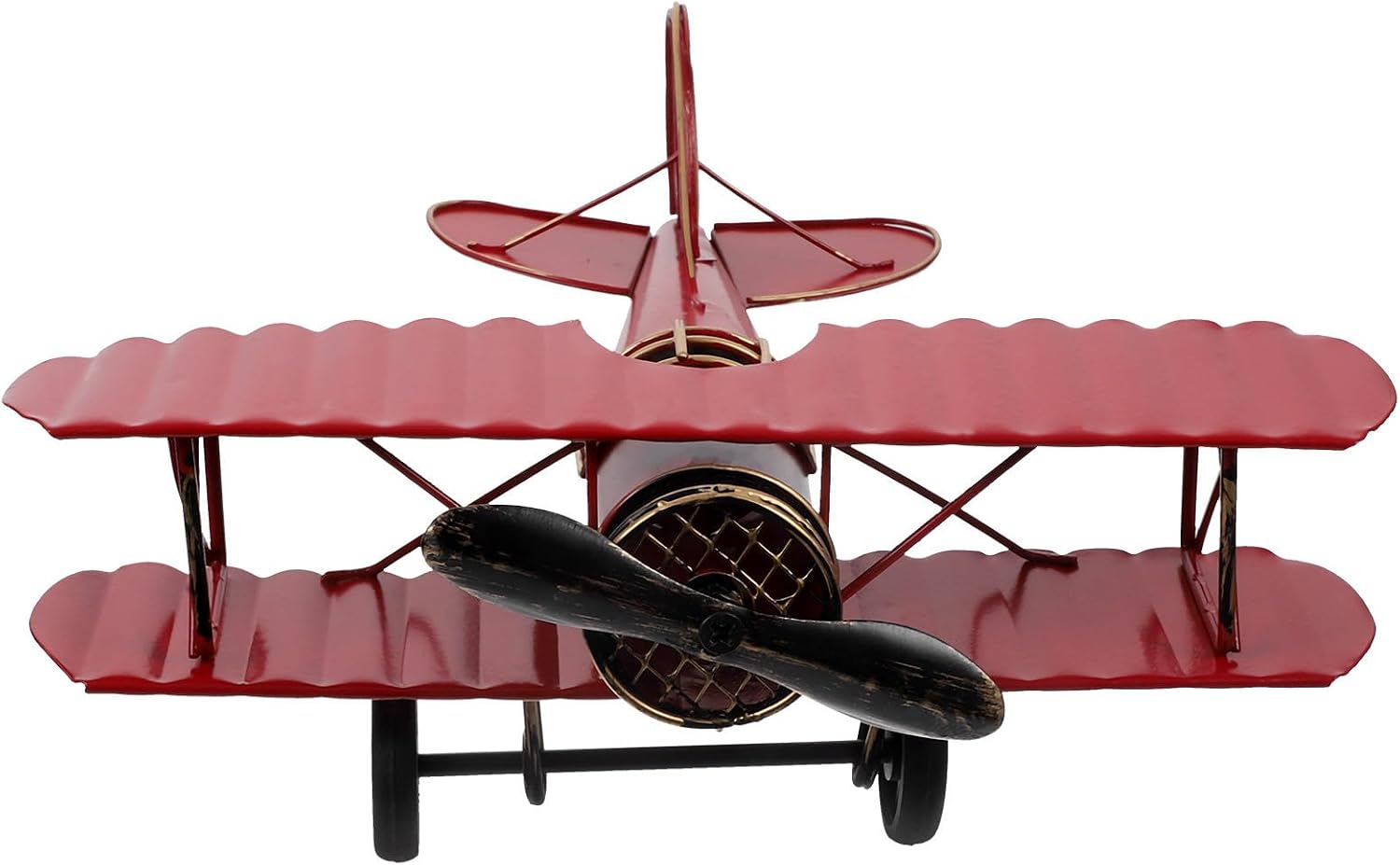 Alipis Vintage Metal Airplane Model 8.26 Inch Retro Iron Aircraft Handicraft Decorative Sculpture for Home Office Study Desktop Display