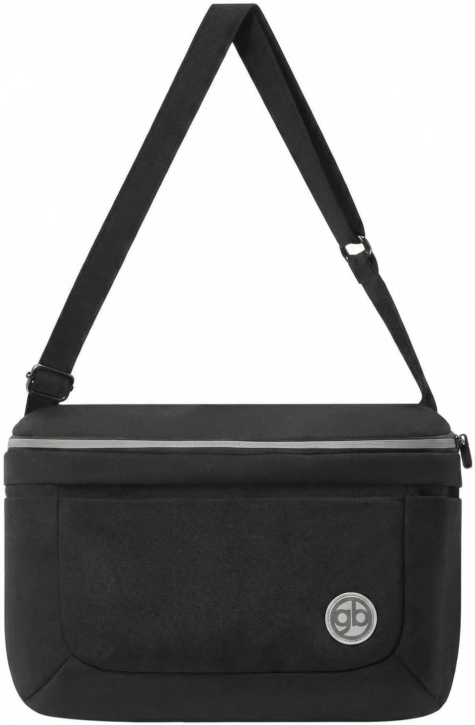 gb Stroller Organizer Bag with Insulated Cup Holder, Universal Large Capacity Baby Stroller Storage Bag, Multi-Pocket Diaper Organizer with Adjustable Straps, Convertible Shoulder Bag for Travel Moms