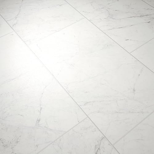 Miniatura 2 de Mohawk Elite - Suelo de Vinilo en Láminas en Mármol Cala Lily  Rollo de 8'6" de Ancho x 10' de Largo  Instalación Fácil Tipo Hágalo Usted Mismo