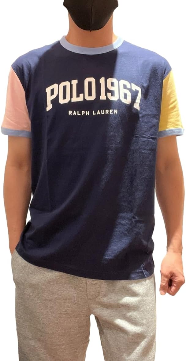 POLO RALPH LAUREN Mens Classic Fit Big Pony Graphic Crewneck Jersey T-Shirt