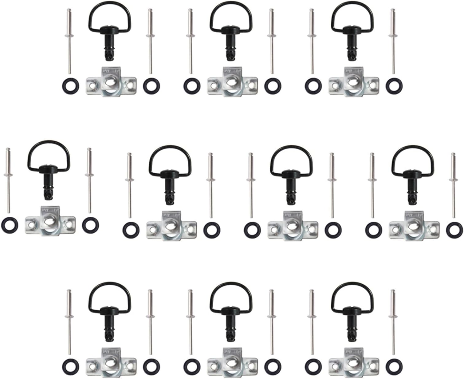 Motorcycle Screws Compatible With DUCATI 14mm/17mm Universal Race Fairing Fasteners Quick Release D-RING 1/4 Turn Rivet Motorcycle Racing Bolts Screws
