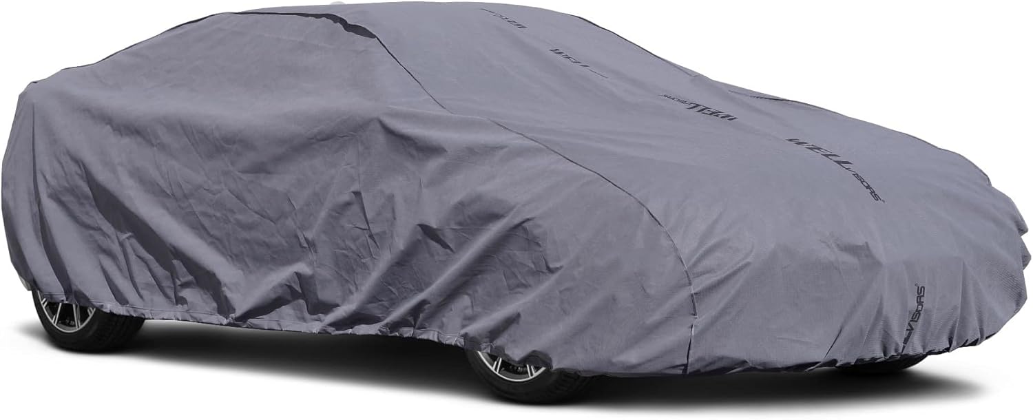 WellVisors All Weather Car Cover Semi-Custom Fit Protector Compatible with BMW 2003-2008 Z4 Convertible Coupe 3-6897944CE