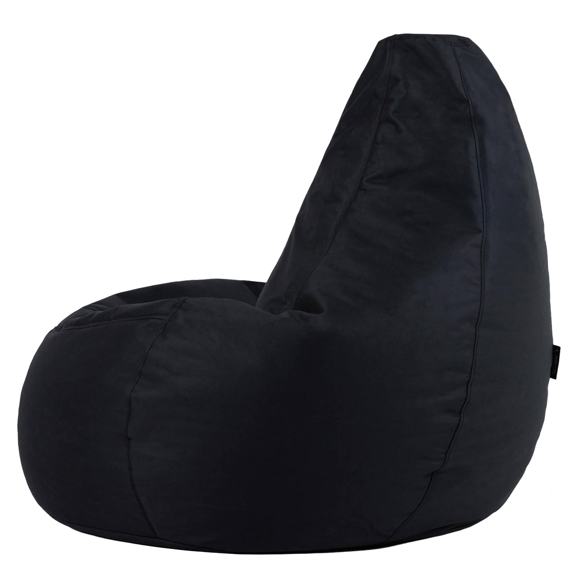 Bean Bag Bazaar Dalton Recliner Pouf Gaming, Pouf Poire avec Remplissage, Chaise Confortable, Fauteuil Salon Confortable, Chaise Chambre, Jardin, Exterieur, Fauteuil Exterieur, Noir | Fabriqué en Allemagne, pouf pour adultes, tissu imperméable, pouf pour
