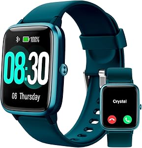 💎 72% MEGA DEAL! GRV Men’s Bluetooth Smartwatch Calls Notifications Messages and WhatsApp Touchscreen Pedometer Heart Rate Monitor Oxygenat…