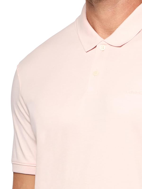 Calvin Klein Men's Liquid Touch Polos Crystal Pink by Calvin Klein - Used condition - Image 4