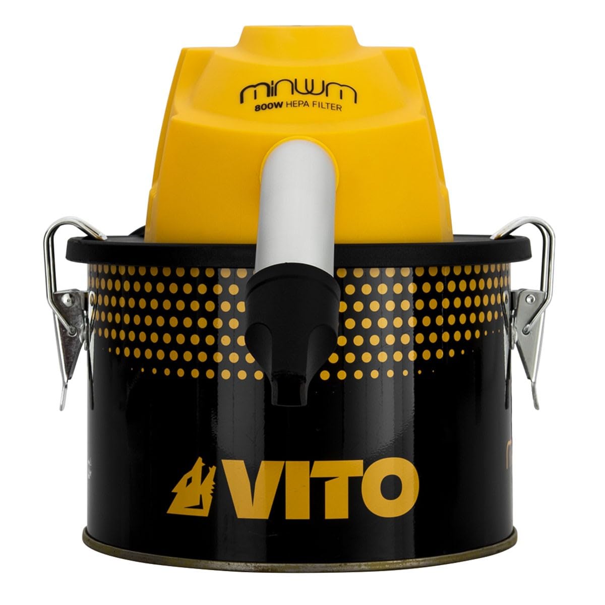 VITO Aspirateur Cendres Électrique 800W 4L Filtre HEPA Lavable Pour Cendres Froides 40°C Max
