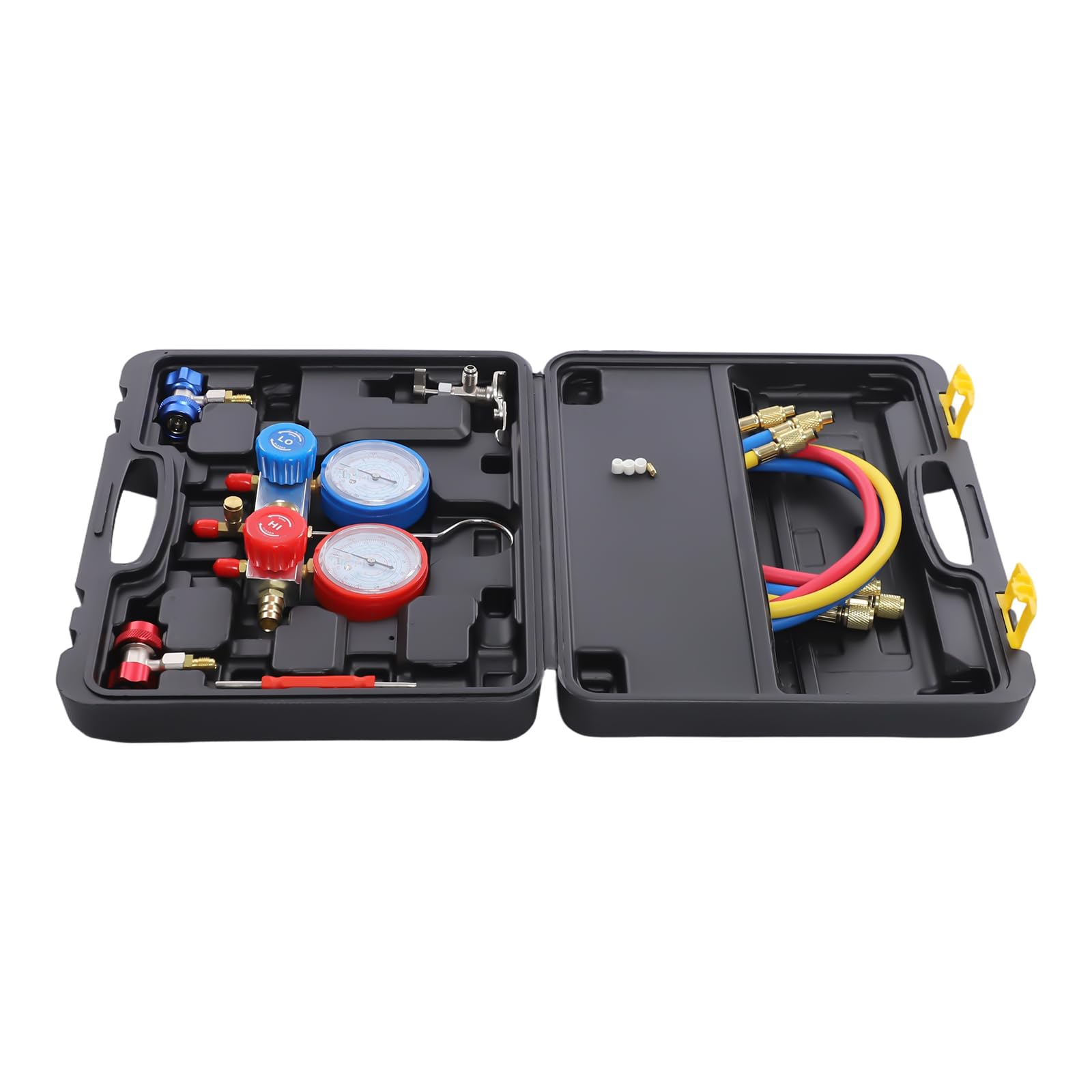 Set di attrezzi per aria condizionata, refrigerante R134A, R410A, manifold, strumenti diagnostici AC, condizionatori d'aria