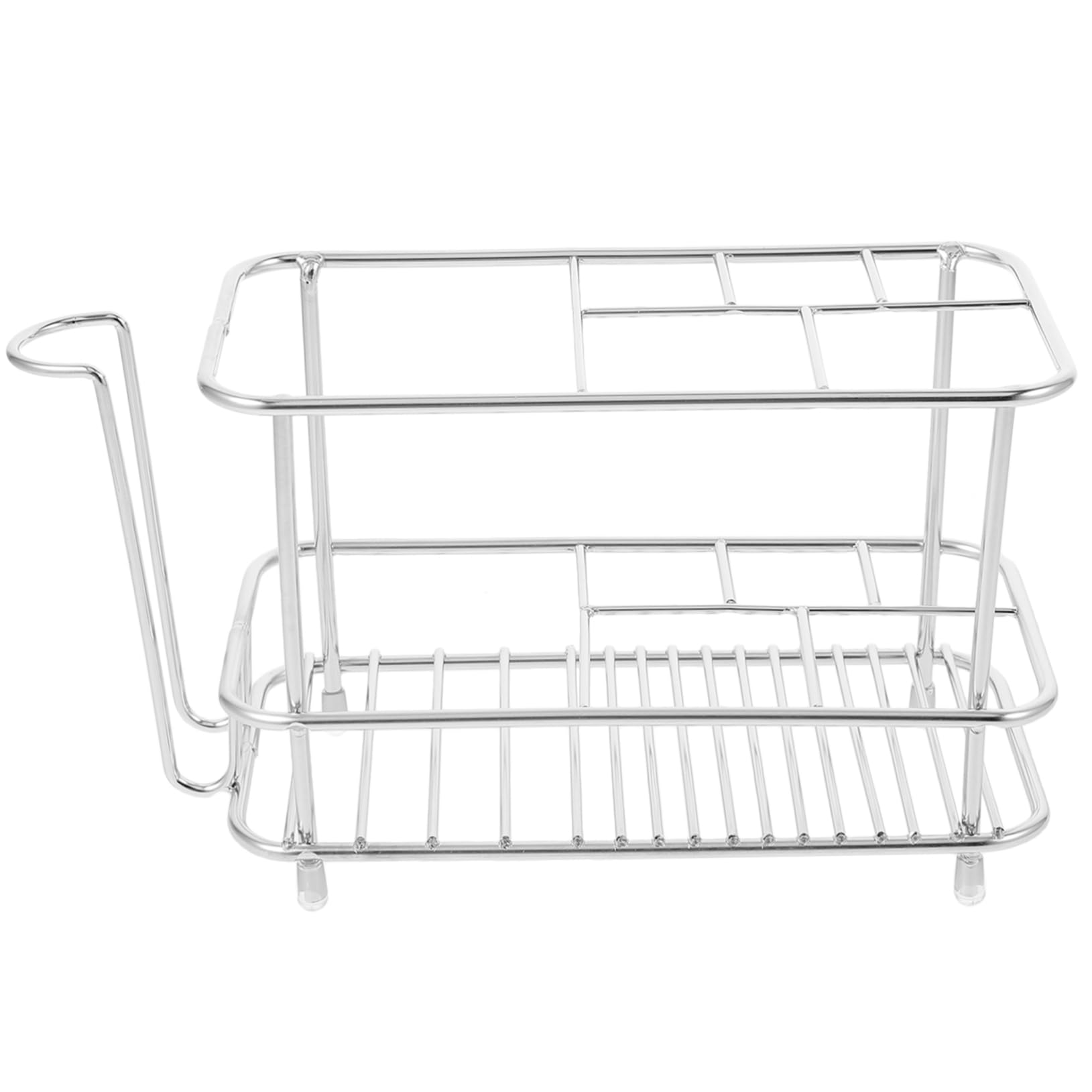MAGICLULU 5St zahnbürstenhalter aus Edelstahl SLS automatisch Zahnpasta Stand rasierhobel Halter Makeup Brush Holder Zahnbürstenhalter aus Metall Badezimmerzubehör Rostfreier Stahl Silver