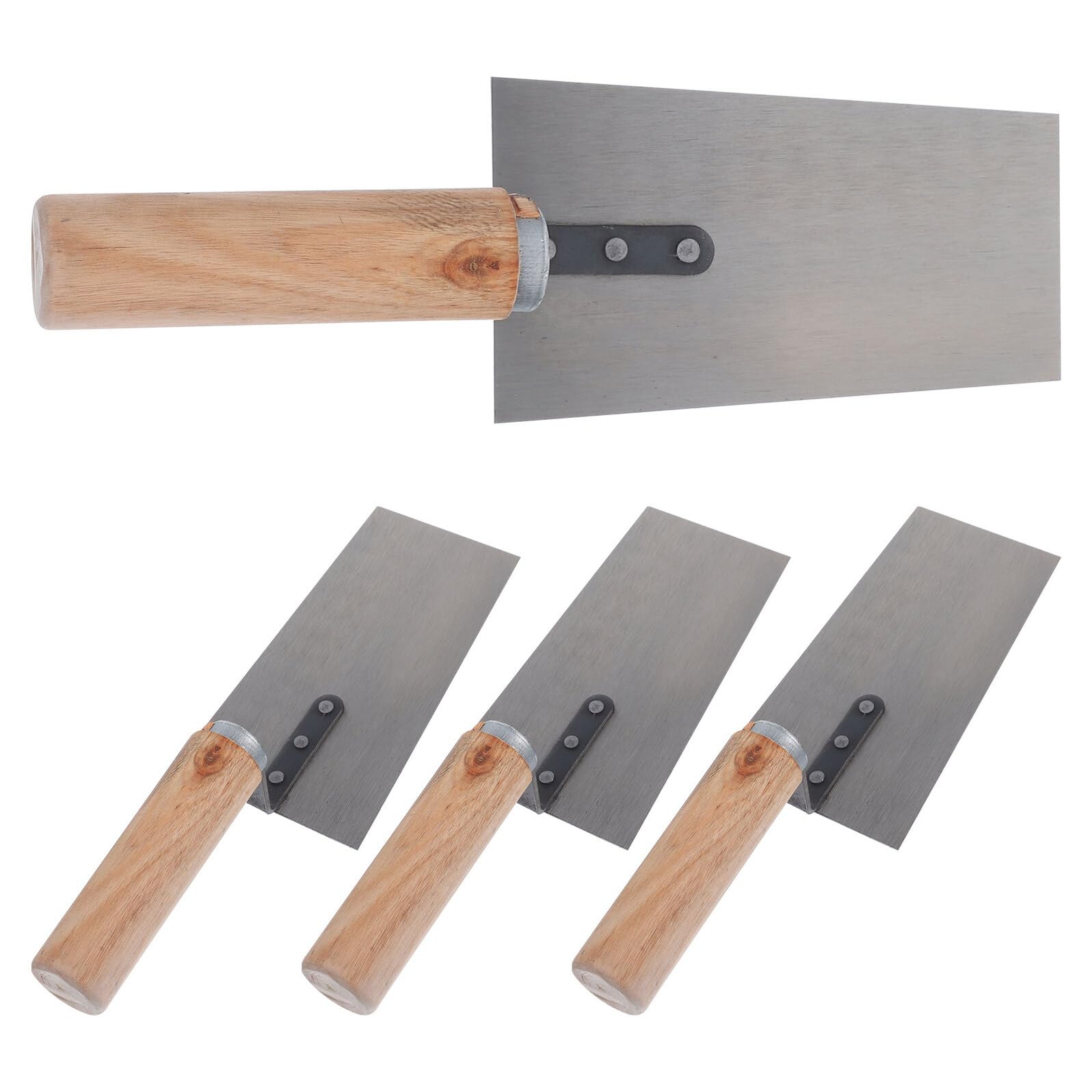 Truelles à maçonnerie et à plâtrer en inox pour lissage de enduit et bricolage