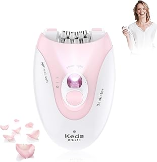 Facial Epilator for Women, Lady Epilators Hair Removal for Face, Epilators with LED Light, Two Speed Hair Removal Device, Epilator for Women, Pluxy Facial Hair Removal for Bikini Arm Legs Armpits
