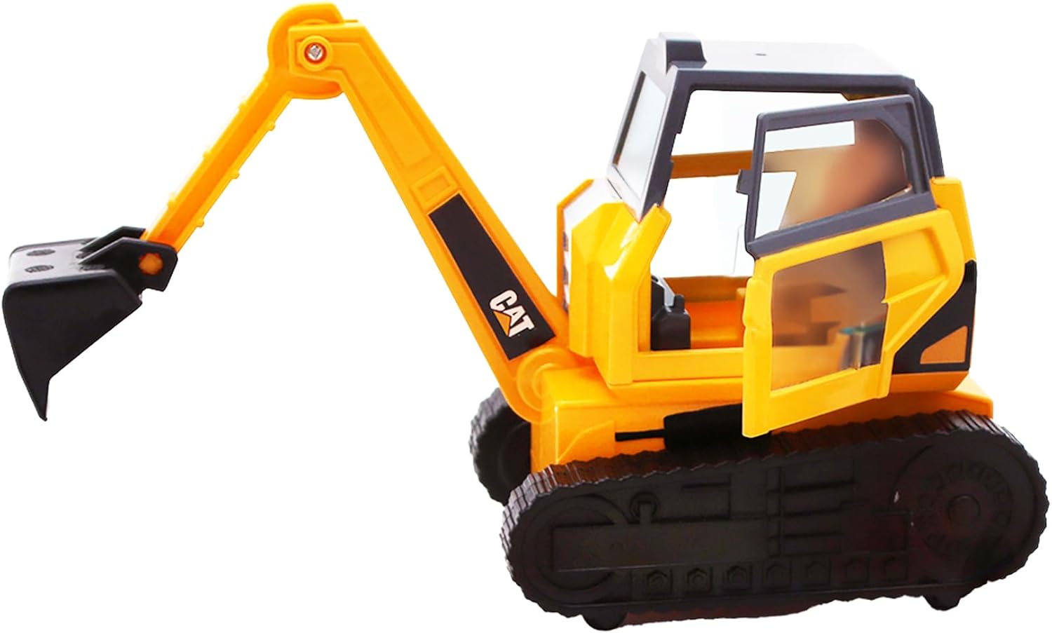 Cat Workforce Excavator Action Set, 23-Piece Kids Construction Toy Playset with 4-Inch Figure, Non-Drying Dirt Compound, Molds, Signs, Tools & Accessories, Ages 3+
