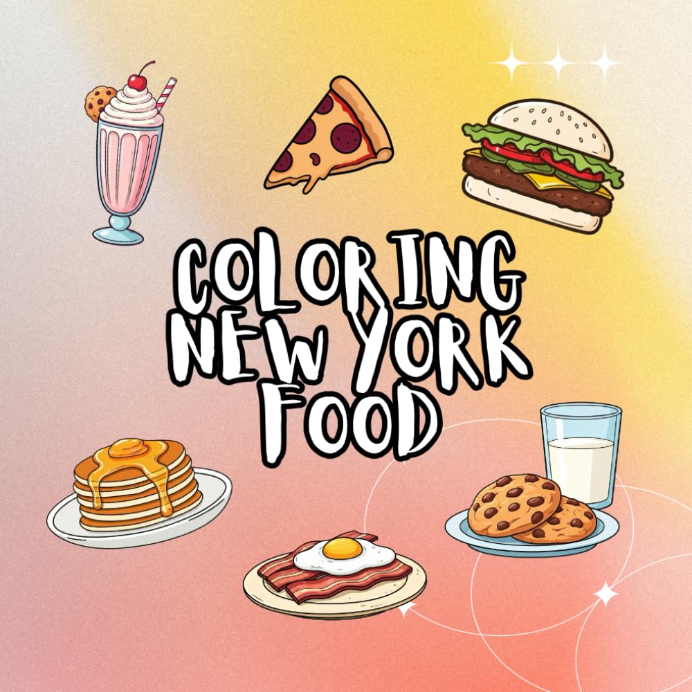 Coloring New York Food