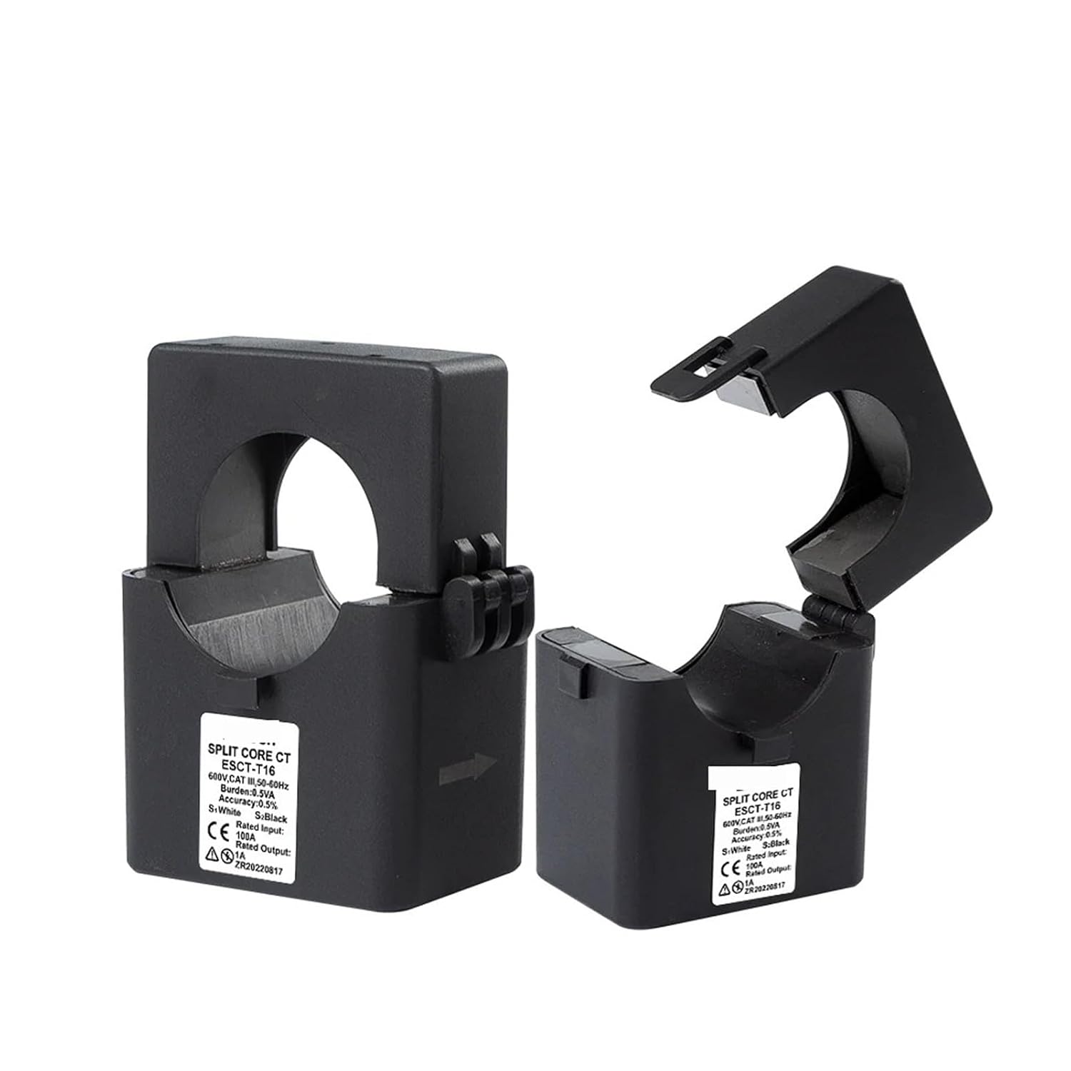 ESCT-T16 100A-1A Split Core Current Transformer 1Pcs
