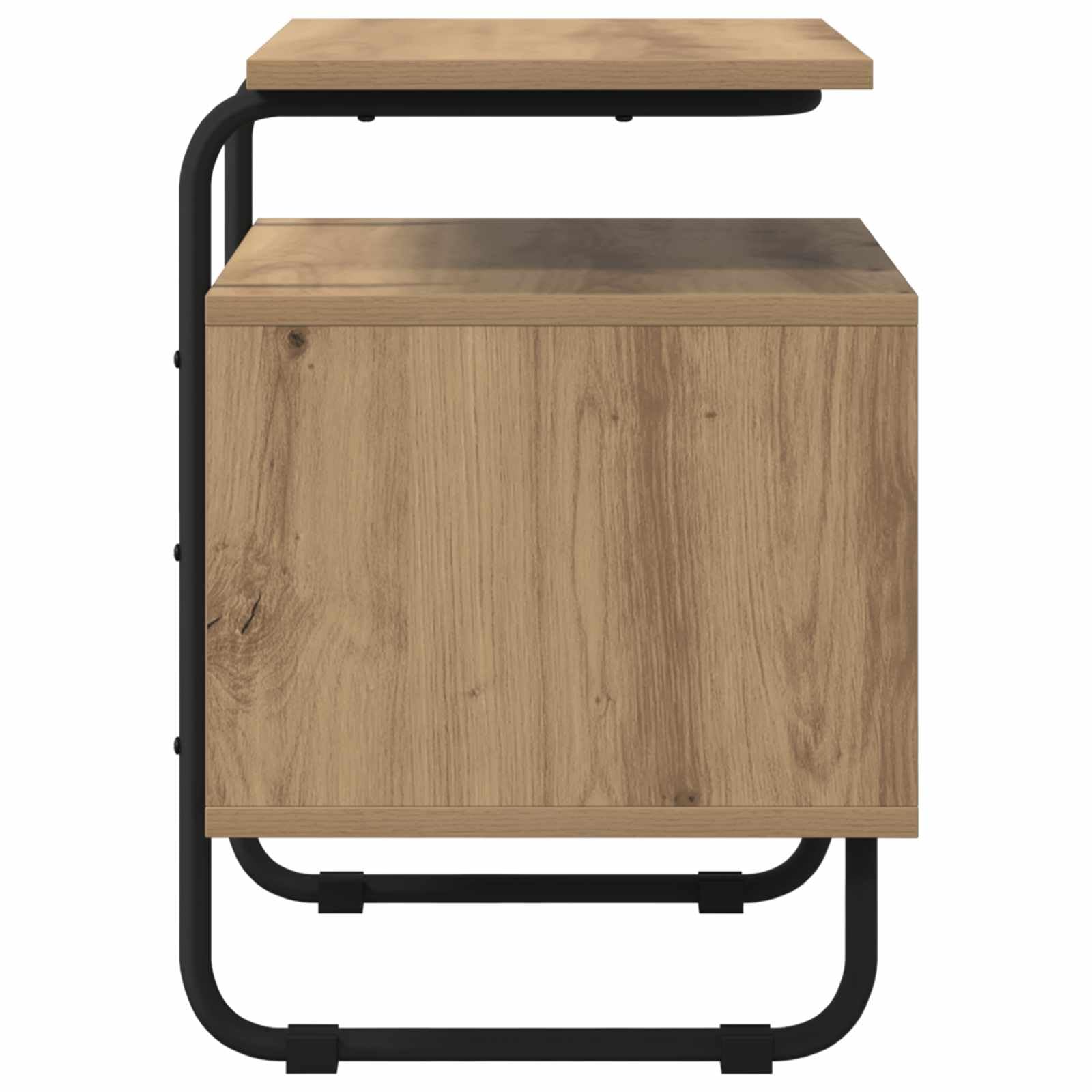 Nachttisch 2er Set 40x36,5x50 cm Artisan-Eiche Holzwerkstoff