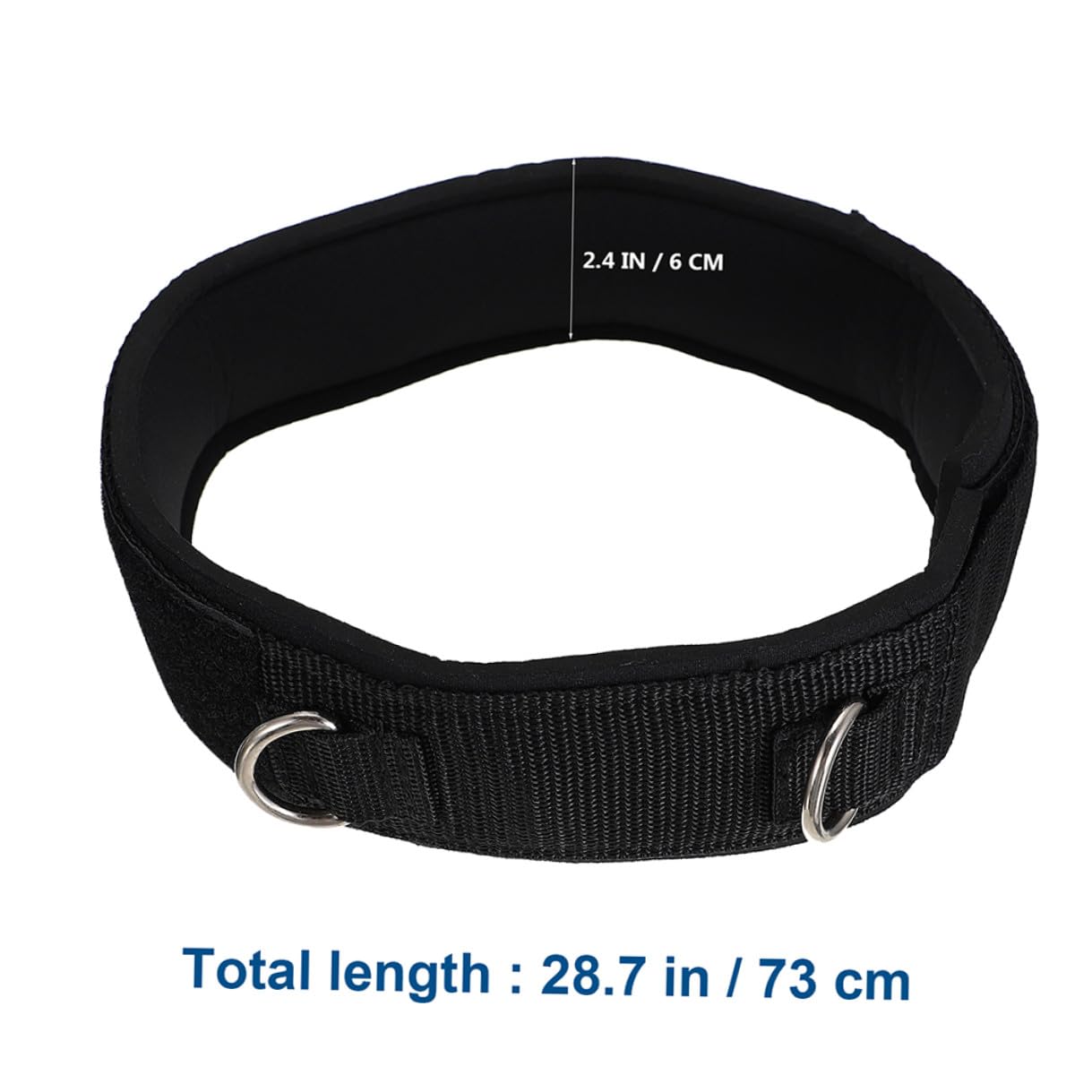 Hohopeti 2 Correas de Nailon para Muslos para Entrenamiento de Piernas, Bandas Elásticas de Resistencia para Ejercicio Profesional y Personal