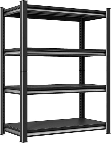 Miniatura 12 de Estantes de almacenamiento de garaje de 1400 libras resistentes, 35 pulgadas de ancho x 16 pulgadas de profundidad x 66 pulgadas de alto, estantes