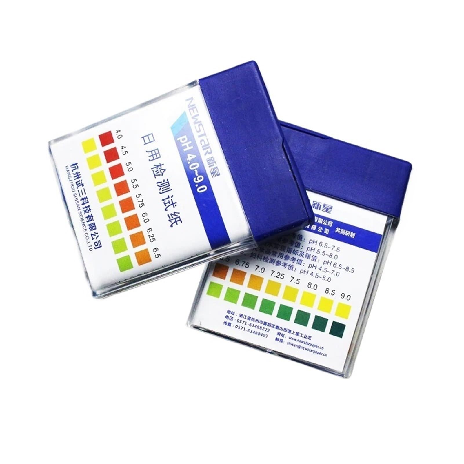 100 Tiras/Caja 4,0-9,0 Papel for Prueba de pH de Laboratorio Tiras de Prueba de pH universales pH Humano Suelo líquido amniótico pecera(20 Boxes) | 20 boxes