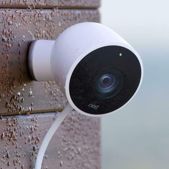 Google, NC2400ES, Nest Cam Outdoor, Security Camera, White, 2 (NEST-0157)