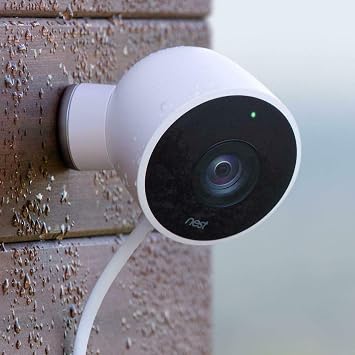 Google, NC2400ES, Nest Cam Outdoor, Security Camera, White, 2 (NEST-0157)
