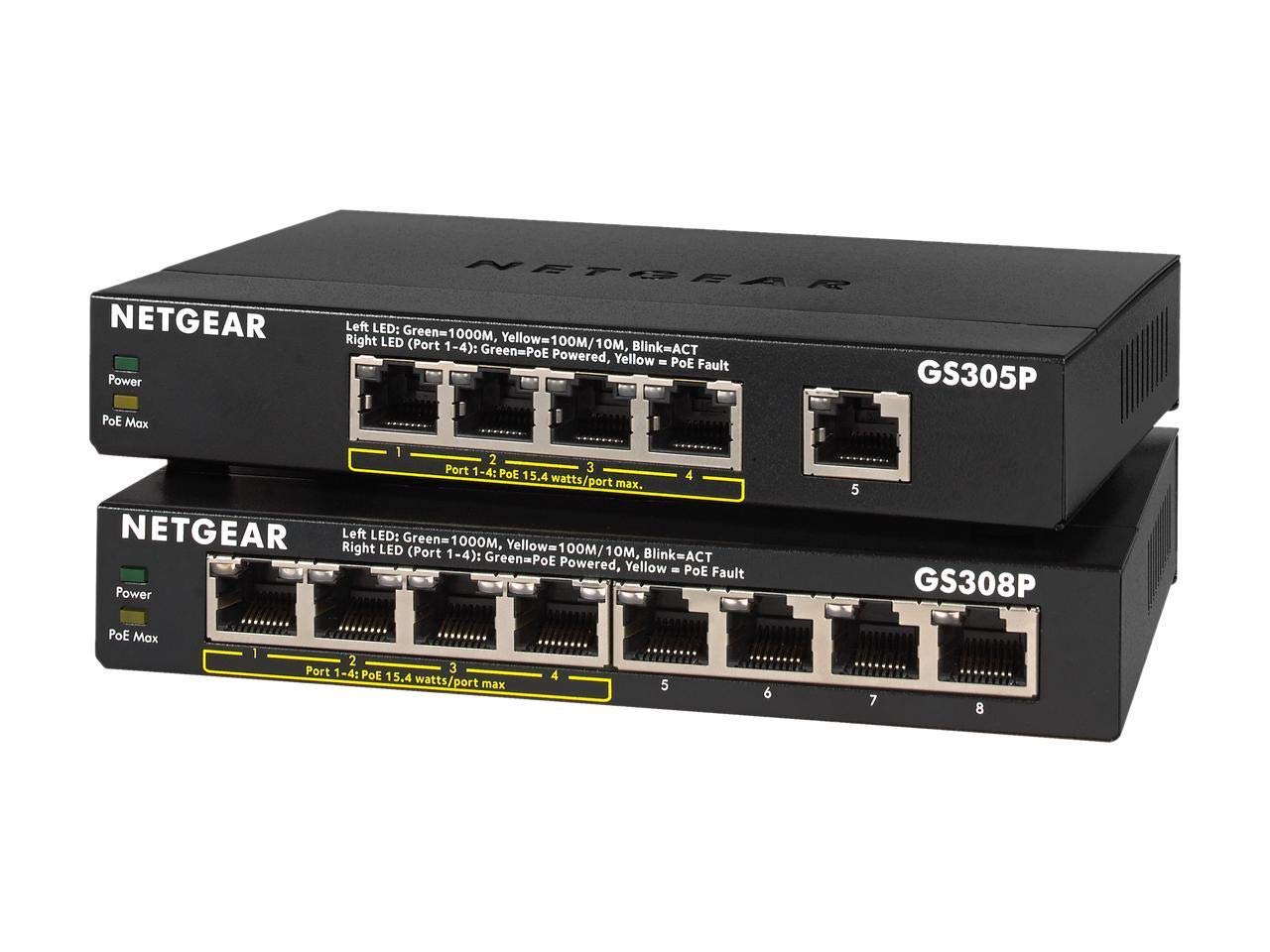 Amazon.com: Netgear GS305P-100NAS 5-Port Gigabit Ethernet