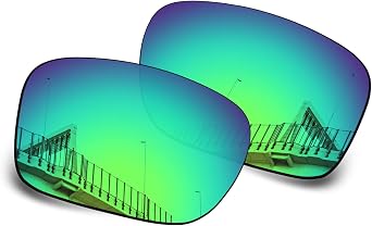 Well-aimed Replacement Lenses Compatible with EMPORIO ARMANI EA1157 Sunglasses - Green Iridium Polarized