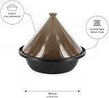 Cuisy KC2404 Stainless Steel Induction Taupe Tajine (30.20 x 30.20 x 23cm) - 4