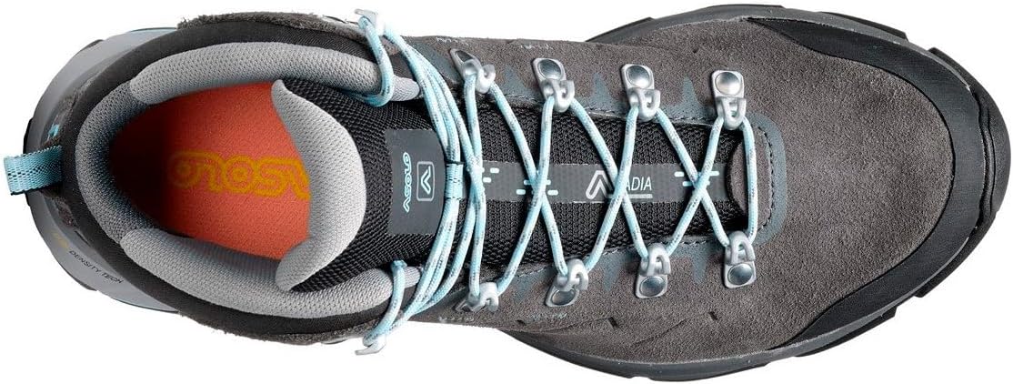 ASOLO Women's ACADIA MID LTH GTX Bunion Fit Breathable Water-Resistant Suede Hiking Trekking Boots with High-Traction Outsole