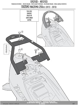 GIVI SR3103 bike specific Monolock rear rack