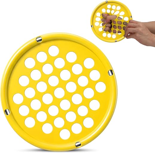Hand Exercise Web, Finger Exerciser & Hand Strengthening | Latex Free, 7 Inch Portable, Physical Therapy Rehab, Hand & Finger Strengthener, Desk Office Travel