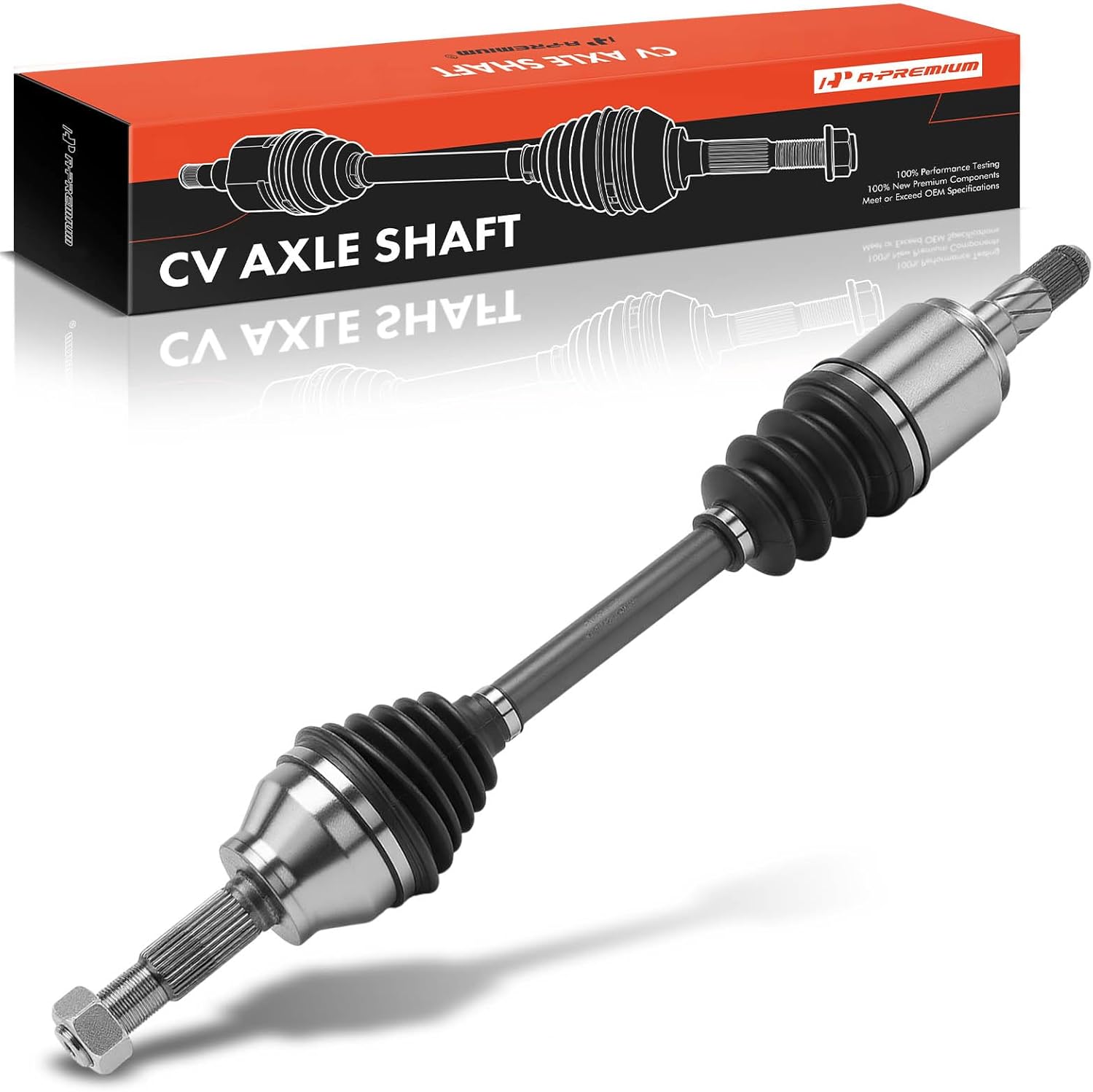 A-Premium Front Right Passenger Side CV Axle Shaft Assembly Compatible with Infiniti FX35 2003-2008 3.5L AWD, FX45 2003-2008 4.5L