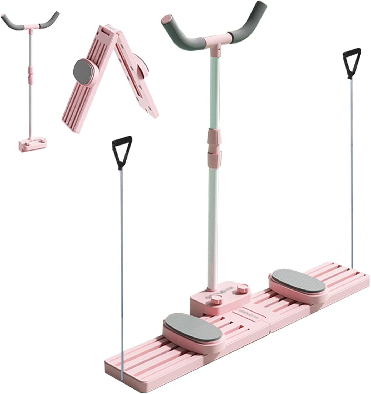 Adjustable Ski Machine Simulated Ski Trainer with Non-Slip Pedal & Adjustable Armrests Multi Functional Ski Machine Leg Beautifier Pelvic Floor Muscle Trainer Fitness Equipment for Home