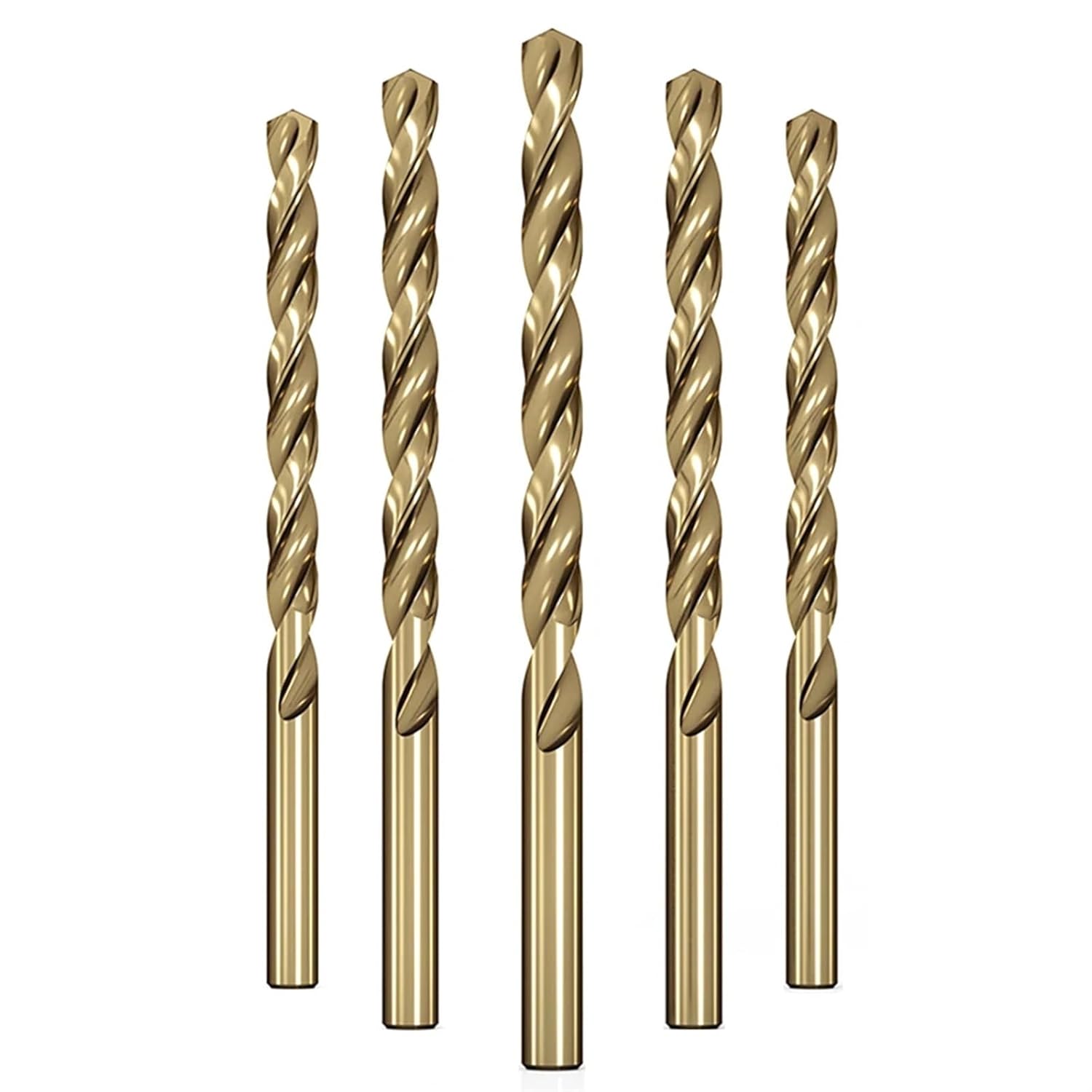 Lengthened Straight Shank Twist Drill Bit Containing Cobalt M35 Stainless Steel Special CNC Metal Iron Aluminum Alloy Drill Bit 1Pcs(7mm 1pcs)