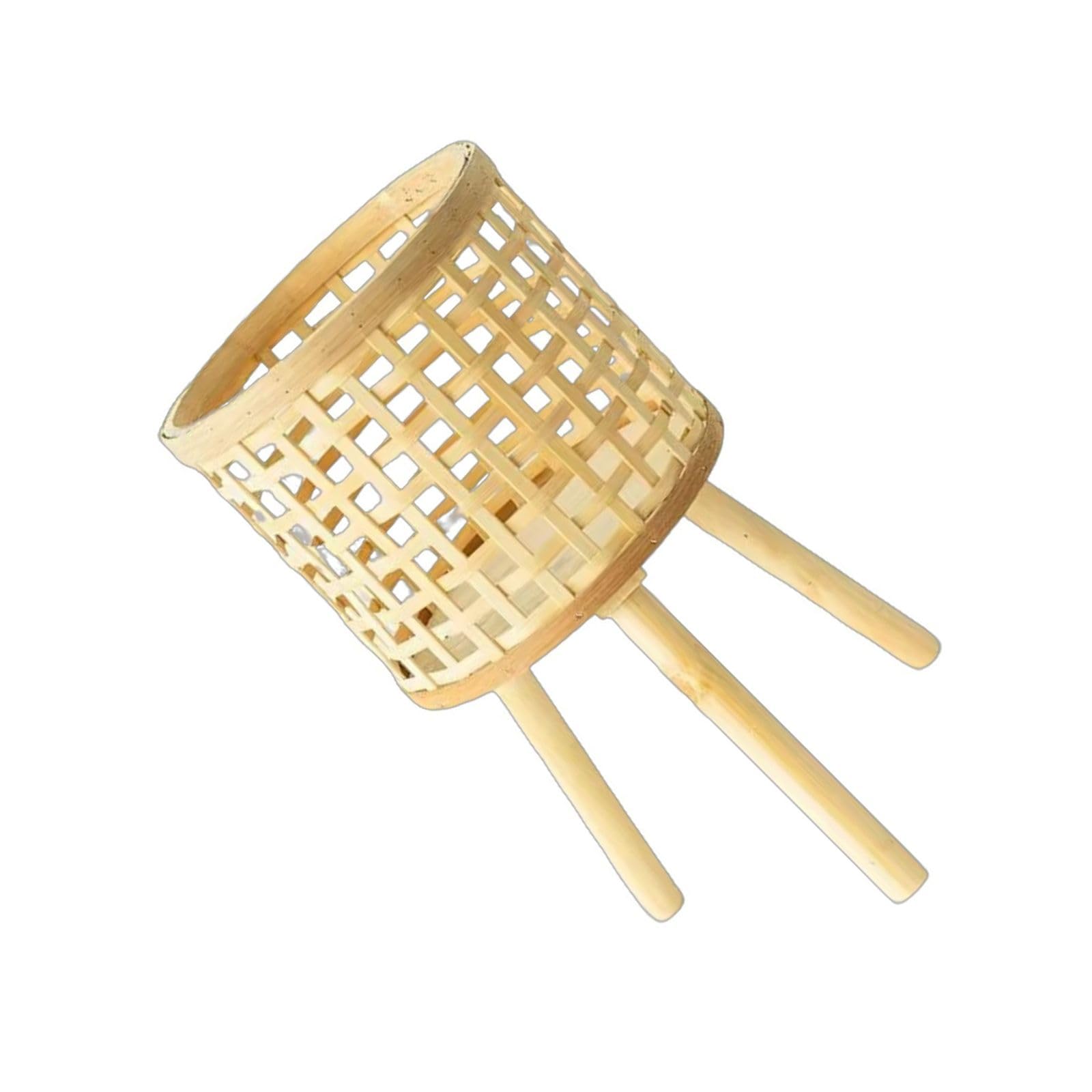 Hsioluted Sun Resistant Woven Plant Basket Container with Abundant Space for Home Balcony Gardening Enthusiasts Outdoor Space Decoration