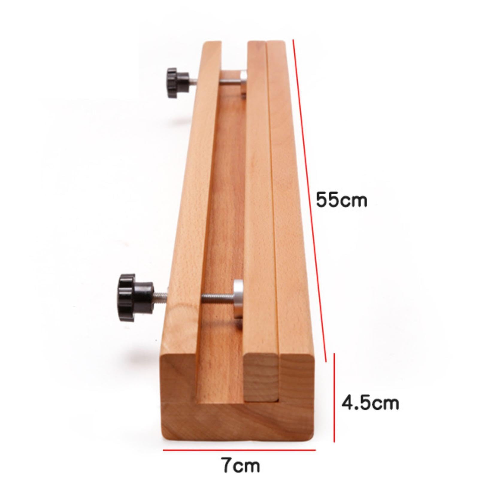 Pinza de Cuero de Madera Hecha a Mano con Costuras de Cuero, Ajustable Y Multifuncional.