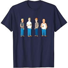 King of the Hill Four Guys in the Alley Cartoon T-Shirt