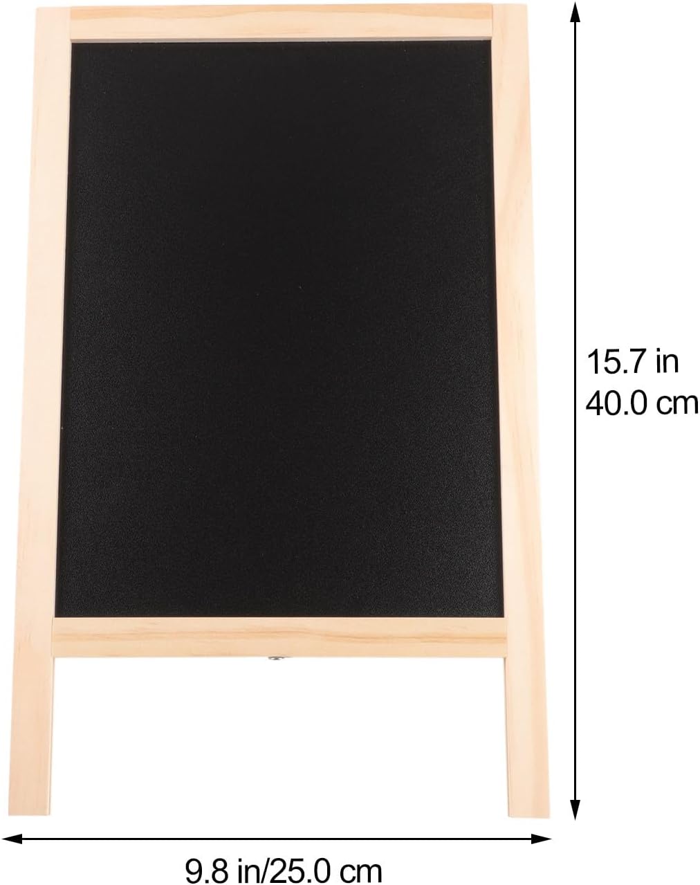 Tabletop Chalkboard Sign for Kids, Wooden A Frame Double Sided Chalkboard Small Countertop Easel Kitchen Outdoor Menu Memo Board DéCor for Home Café Wedding