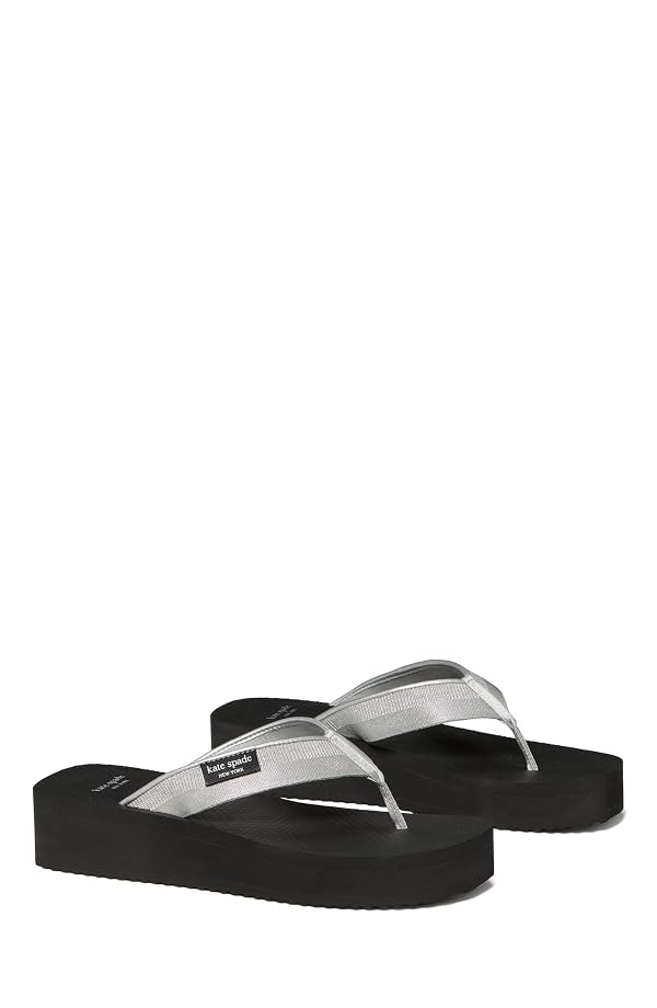 kate spade new york Sam Icon Mixed Material Platform Flip Flop Sandal by kate spade new york - Used condition - Image 2
