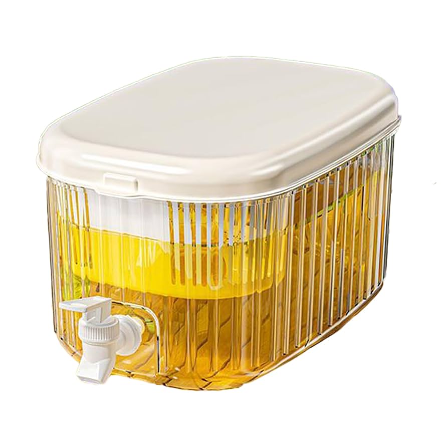 Amazon | YANHUILAY 冷蔵庫ポット 冷水ポット蛇口付き お茶