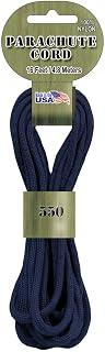 Pepperell 3mm Parachute Cord, 16-Feet, Navy