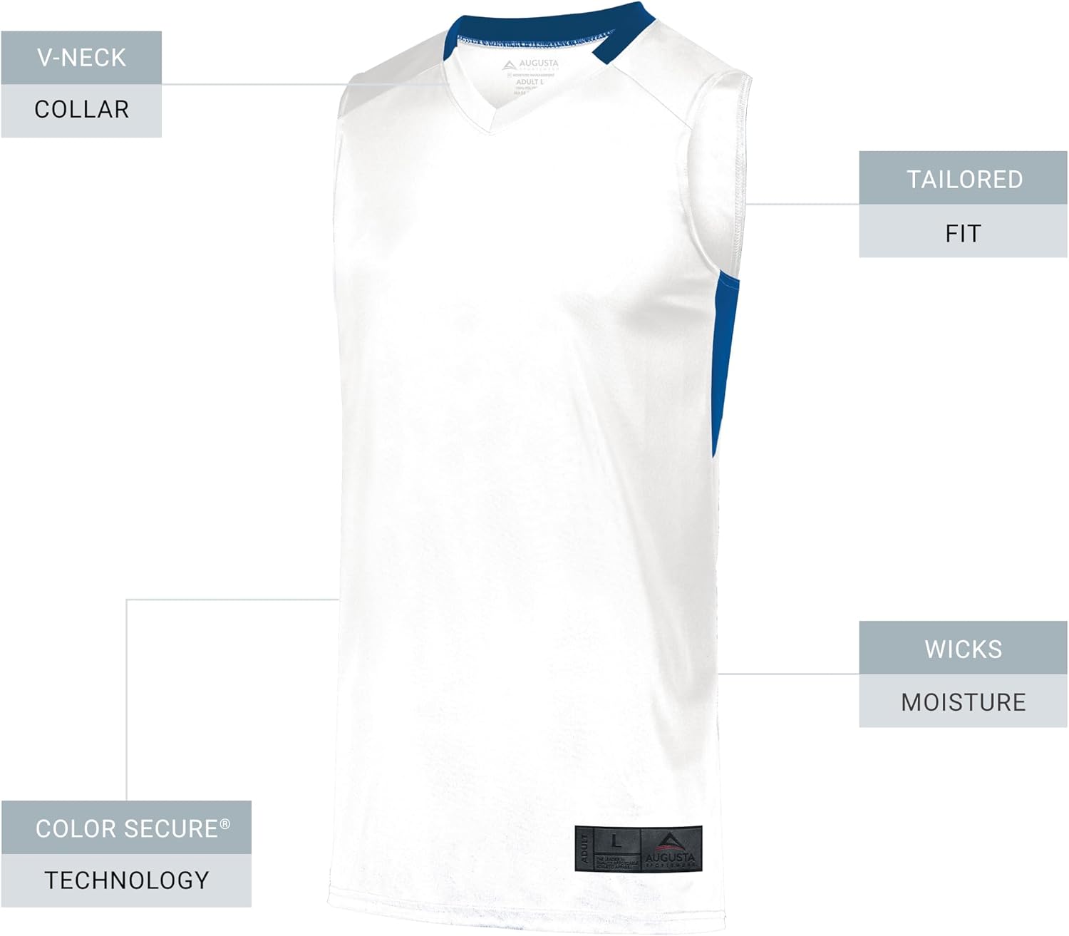 Augusta Sportswear Step-Back Basketball Jersey