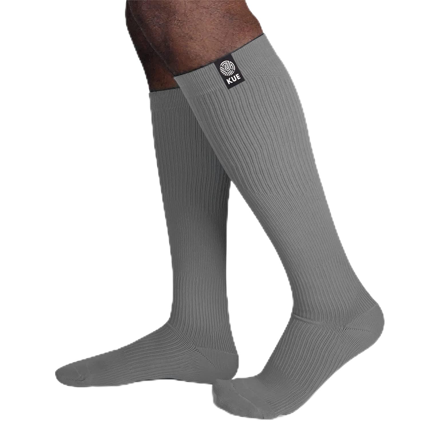 kue Knee Compression Socks for Men & Women, Pain Relief, Boost Stamina, Circulation & Recovery, Perfect for Running, Football, Sports Activity I Moisture Wicking I Knee Socks Black - S/M)-picture-46