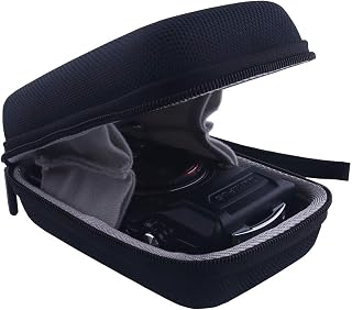 OLYMPUS(オリンパス) Tough TG-7/TG-6/TG-5/TG-4 デジタルカメラ専用収納ケース-WERJIA (黒)
