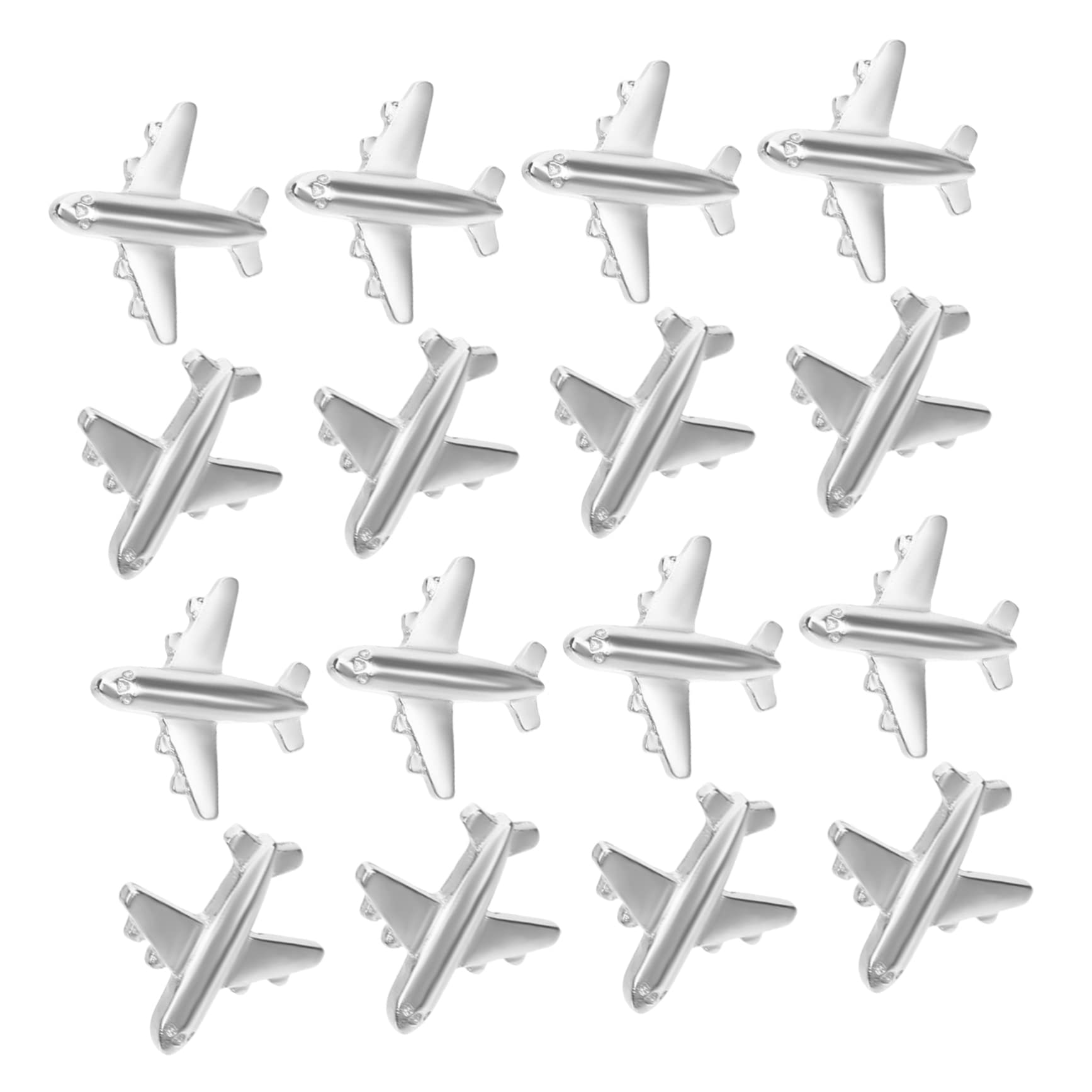 Ciieeo 120stücke Teiliges Metall Flugzeug Push Dekorative Pinnwand Nadeln Für Korktafeln Und Fotos Wiederverwendbare Süße Design-nadeln Für Kunst Und Geografie