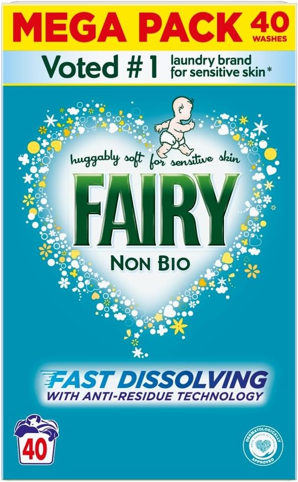 Fairy Non Bio for Sensitive Skin Laundry Powder 2.2kg