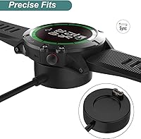 Vista 3 de Cargador para Garmin Forerunner 965 955 945 935 745 265 255 245 55 45, Approach S10 S12 S40 S42 S60 S62 S70, Fenix 7 7S 7X, Vivoactive 3 4 4S