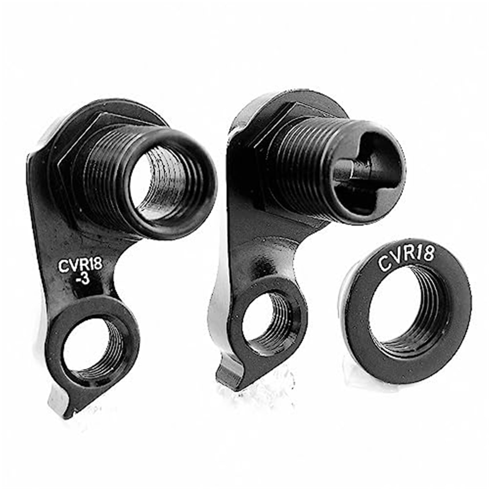 Pexorina 2 uds patilla de cambio trasera de bicicleta, for Cervelo CVR18-3 DRH-WMN112 DRH-Marco de carretera de disco S3 C3 C5 R3 R5 S5 deserción mecánica de carbono Patilla de cambio de bicicleta(BLA